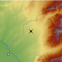Nearby Forecast Locations - Taskent - Mapa
