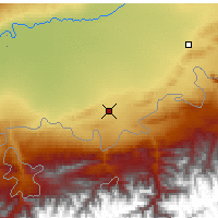 Nearby Forecast Locations - Ferganá - Mapa