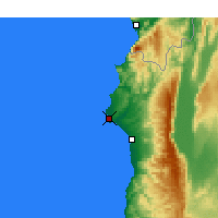 Nearby Forecast Locations - Latakia - Mapa