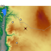 Nearby Forecast Locations - Mafraq - Mapa
