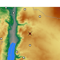 Nearby Forecast Locations - Amán - Mapa