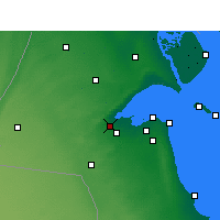 Nearby Forecast Locations - Yahra - Mapa
