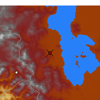 Nearby Forecast Locations - Urmía - Mapa