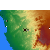 Nearby Forecast Locations - La Meca - Mapa