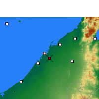 Nearby Forecast Locations - Sharjah - Mapa