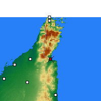 Nearby Forecast Locations - Dibba - Mapa