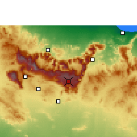 Nearby Forecast Locations - Saiq - Mapa