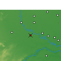 Nearby Forecast Locations - Agra - Mapa