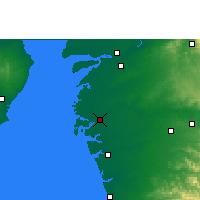 Nearby Forecast Locations - Surat - Mapa