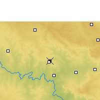 Nearby Forecast Locations - Gulbarga - Mapa