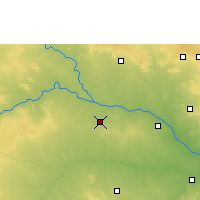 Nearby Forecast Locations - Raichur - Mapa
