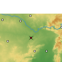 Nearby Forecast Locations - Kurnool - Mapa