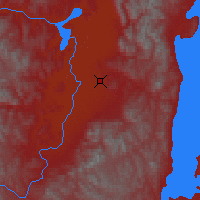 Nearby Forecast Locations - Rinchinlhumbe - Mapa