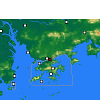 Nearby Forecast Locations - Ta Kwu Ling - Mapa