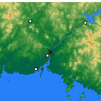 Nearby Forecast Locations - Sinuiju - Mapa