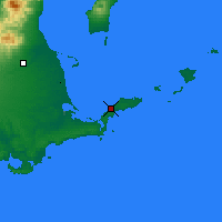 Nearby Forecast Locations - Nemuro - Mapa