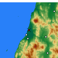 Nearby Forecast Locations - Sakata - Mapa