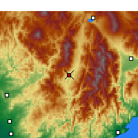 Nearby Forecast Locations - Iida - Mapa