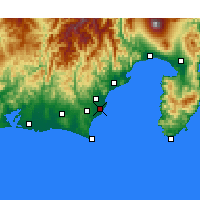 Nearby Forecast Locations - Yaizu - Mapa