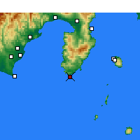 Nearby Forecast Locations - Irozaki - Mapa