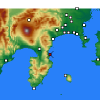 Nearby Forecast Locations - Ajiro - Mapa