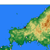 Nearby Forecast Locations - Hagi - Mapa