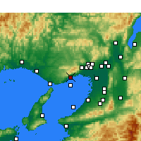 Nearby Forecast Locations - Kōbe - Mapa