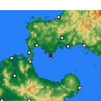 Nearby Forecast Locations - Ube - Mapa