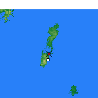Nearby Forecast Locations - Tsushima aeropuerto - Mapa