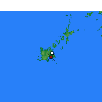 Nearby Forecast Locations - Fukue aeropuerto - Mapa