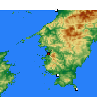 Nearby Forecast Locations - Uwajima - Mapa