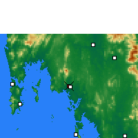 Nearby Forecast Locations - Krabi - Mapa