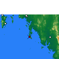 Nearby Forecast Locations - Ko Lanta - Mapa