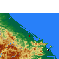 Nearby Forecast Locations - Huế - Mapa