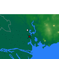 Nearby Forecast Locations - Nhà Bè - Mapa