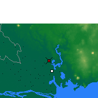 Nearby Forecast Locations - Ciudad Ho Chi Minh - Mapa
