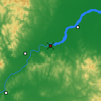 Nearby Forecast Locations - Jiamusi - Mapa