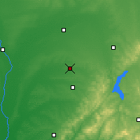 Nearby Forecast Locations - Lishu - Mapa