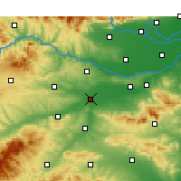 Nearby Forecast Locations - Luoyang - Mapa