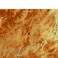 Nearby Forecast Locations - Meitan - Mapa