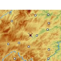 Nearby Forecast Locations - Cengong - Mapa