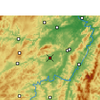 Nearby Forecast Locations - Zhijiang - Mapa
