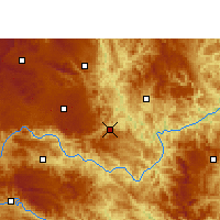 Nearby Forecast Locations - Ceheng - Mapa