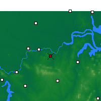 Nearby Forecast Locations - Fèngyáng Xiàn - Mapa