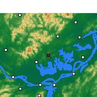 Nearby Forecast Locations - Sùsōng Xiàn - Mapa