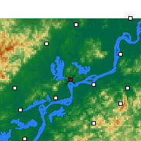Nearby Forecast Locations - Zōngyáng Xiàn - Mapa