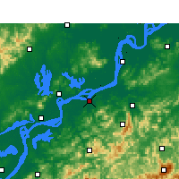 Nearby Forecast Locations - Guìchí Qū - Mapa