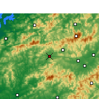 Nearby Forecast Locations - Qímén Xiàn - Mapa