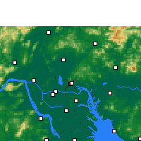 Nearby Forecast Locations - Cantón - Mapa