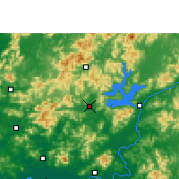 Nearby Forecast Locations - Longmen - Mapa